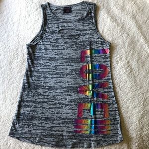 Gray Activewear Tank Top